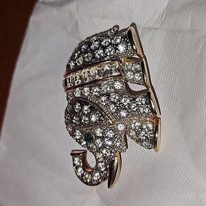 EISENBERG ICE ELEPHANT BROOCH 2"